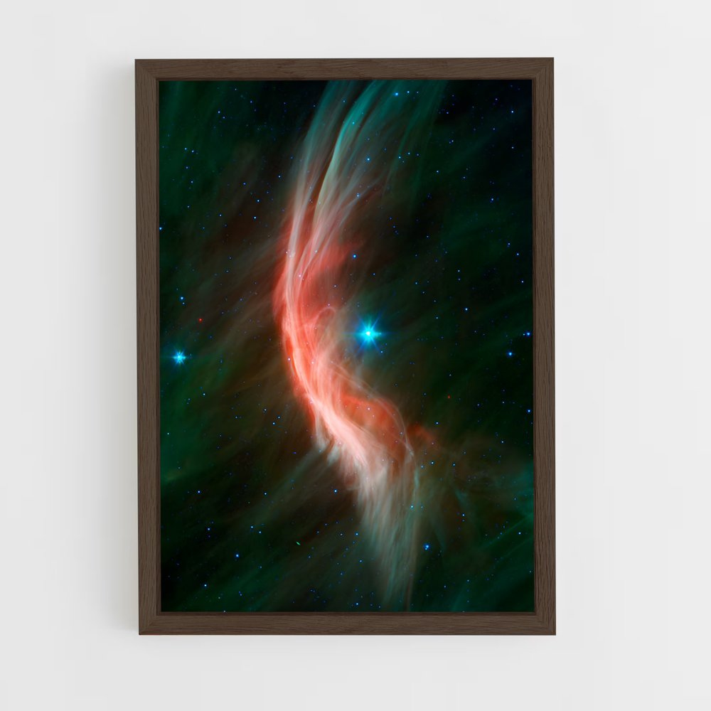 Poster Nebula Écarlate – affiche Astronomie (vue 5)